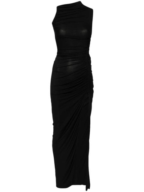 Rick Owens Lilies vestido largo con diseño fruncido