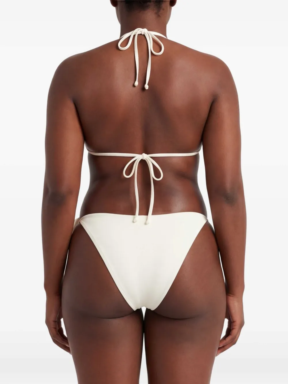 La Reveche Bikini met bloemenpatch Beige