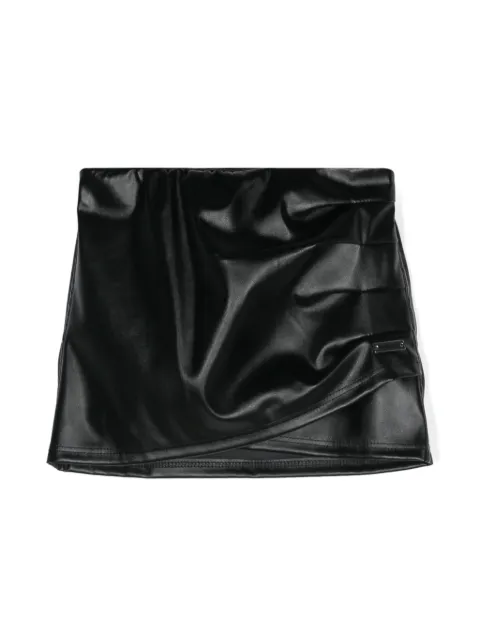 Monnalisa falda corta con diseño cruzado