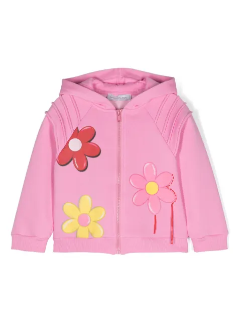 Monnalisa hoodie con estampado floral