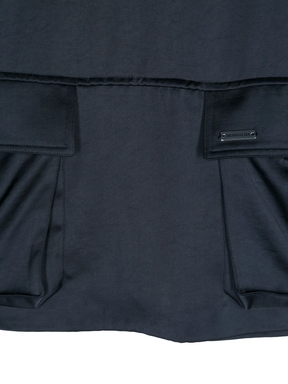 Monnalisa Satijnen mini-jurk Blauw