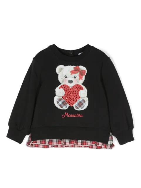 Monnalisa sudadera con estampado Teddy Bear