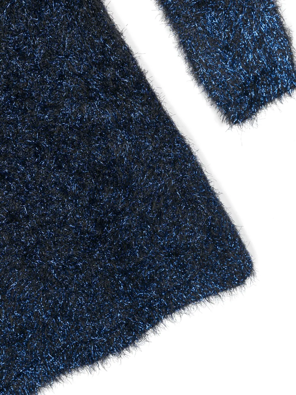 Monnalisa Midi-jurk met metallic-effect Blauw