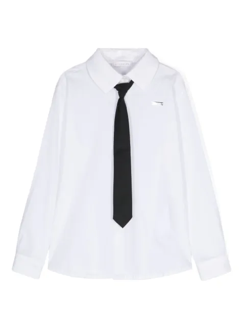 Monnalisa poplin tie and shirt 