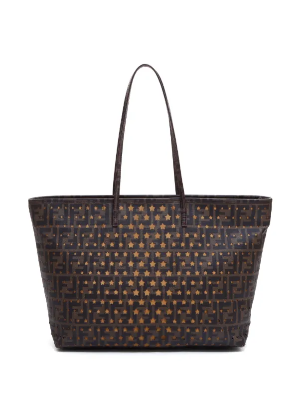 Fendi perforated tote online