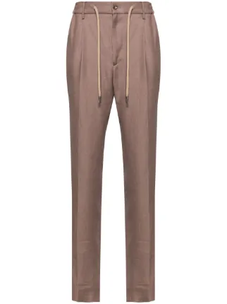 Tagliatore Newman mid-rise Tapered Trousers - Farfetch