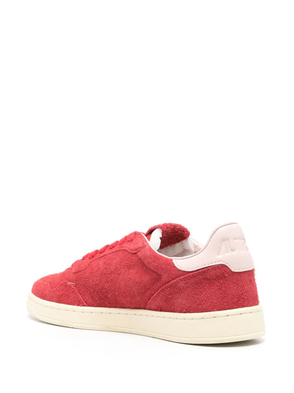Autry Medalist Suede Low-top Sneakers In Red