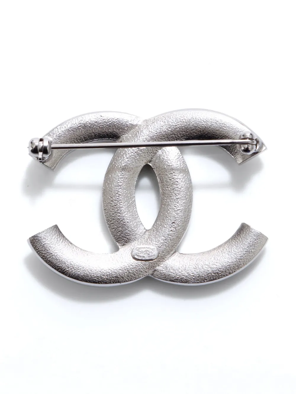 CHANEL Pre-Owned 2020 CC rhinestone-embellished brooch - Zilver