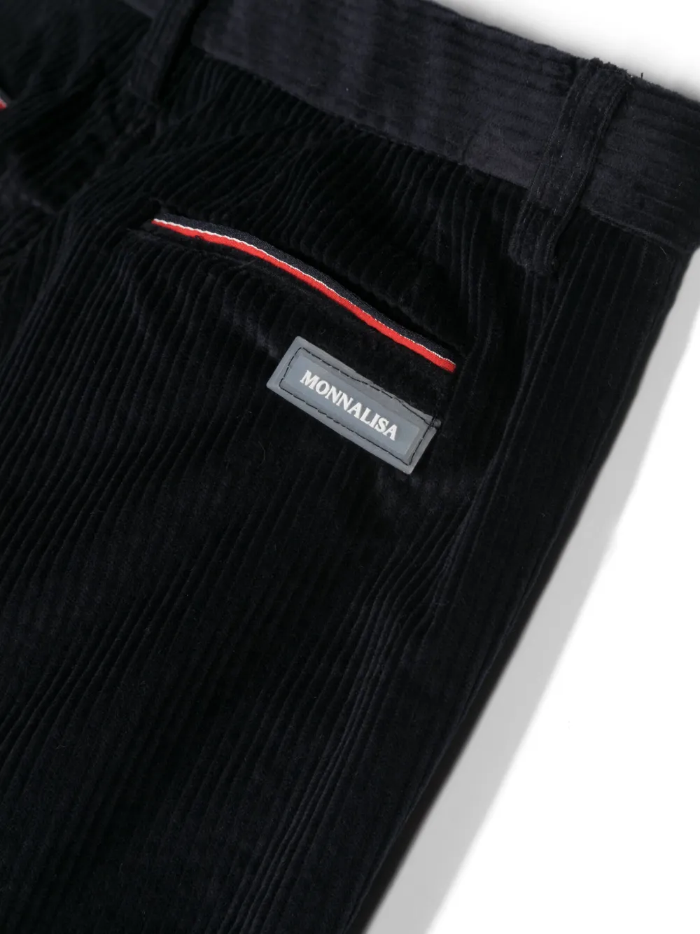 Monnalisa Ribfluwelen broek Blauw