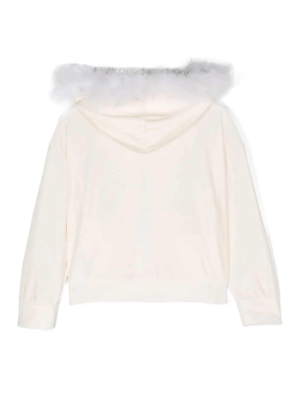 Monnalisa hoodie de terciopelo con cierre | Sudaderas y hoodies | Image 2