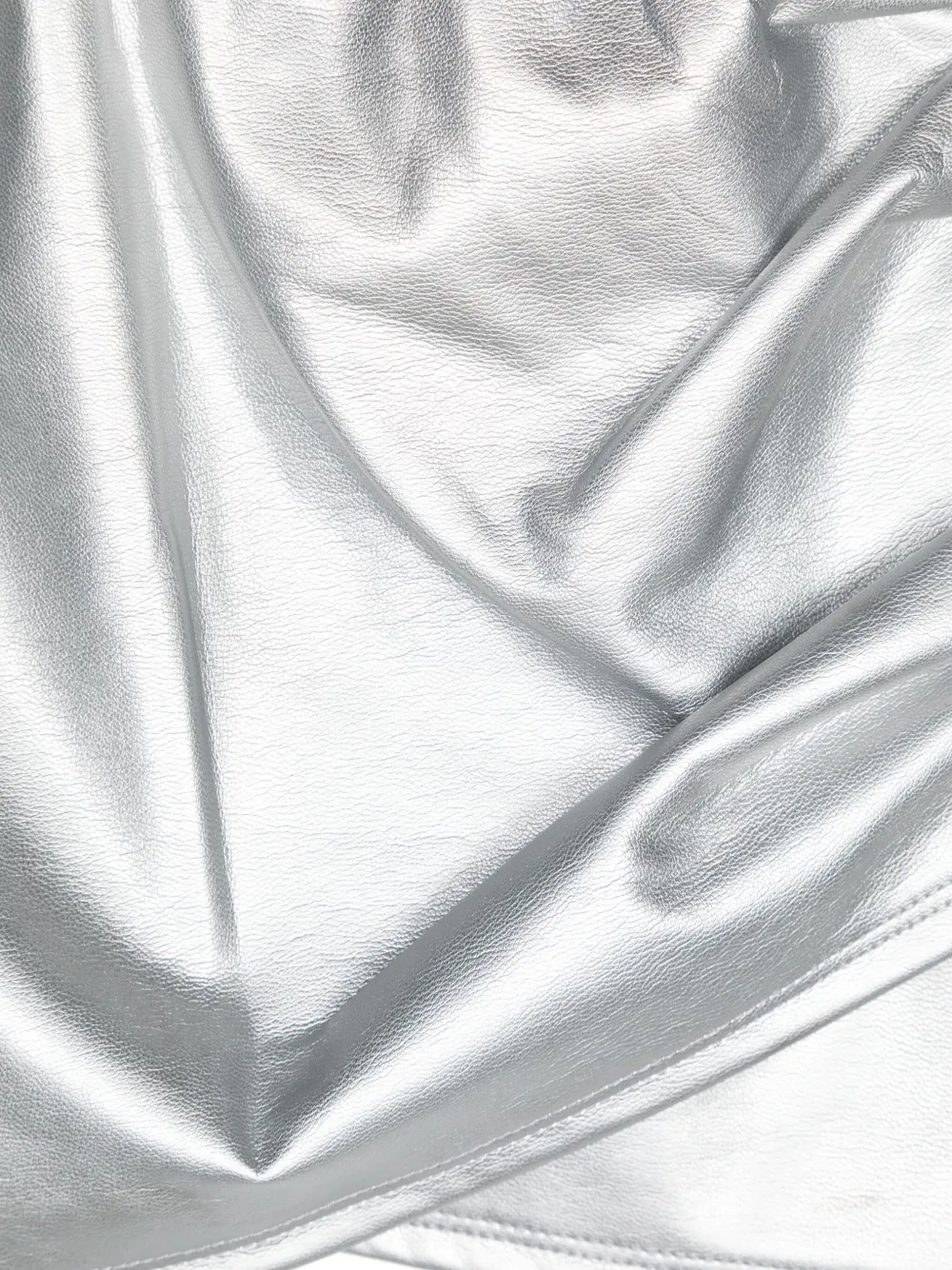 Monnalisa Mini-rok van imitatieleer Zilver