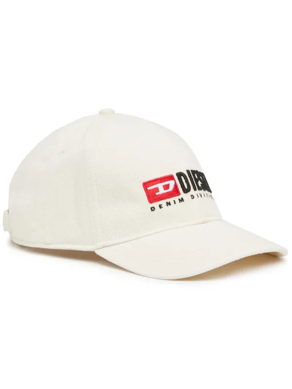 ◆DIESEL◆ CORE DIV WASH BALL CAP OFF WHITE A113560PFAA1AB A Men's Baseball cap with logo embroidery | Diesel CORRY-DIV-WASH