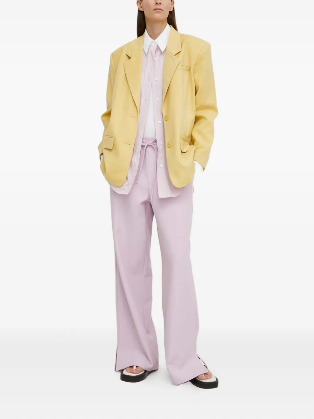 SAMSOE SAMSOE Salovas blouse met kraag - Roze