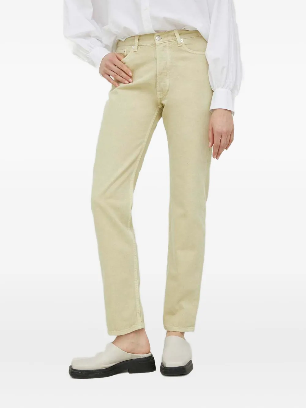 Samsoe & Samsoe Five-pockets Jeans In Neutral