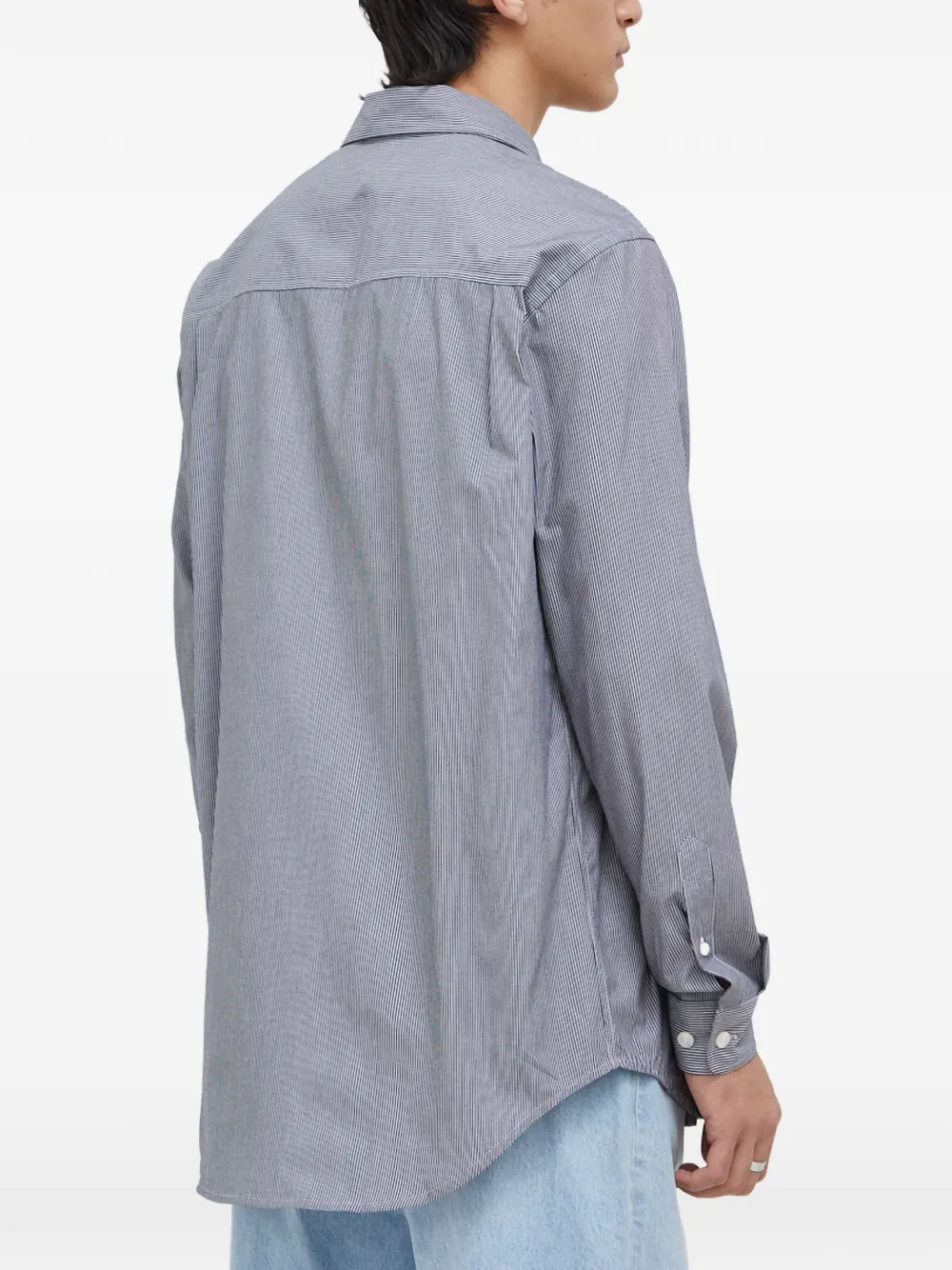  Samsoe Samsoe Damon Striped Shirt - Grey 