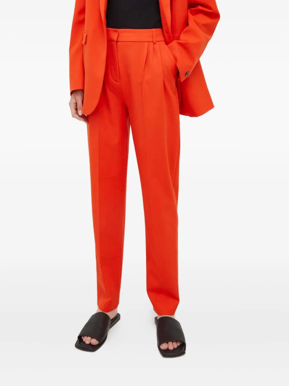 SAMSOE SAMSOE pleated trousers | Orange | Image 1