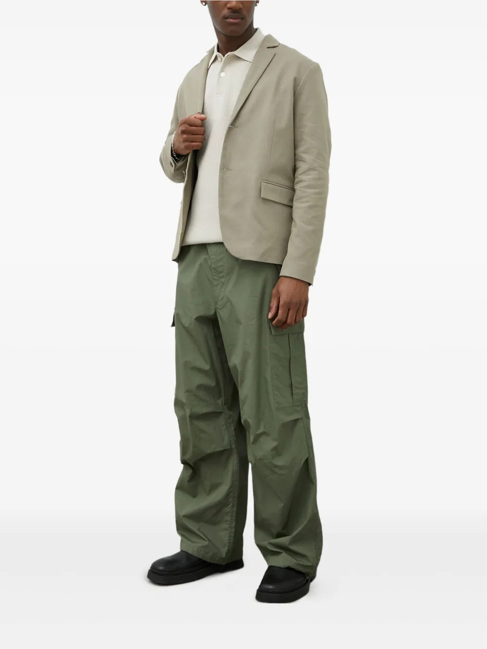 SAMSOE SAMSOE buttoned notched-lapels blazer | Blazers | Image 2