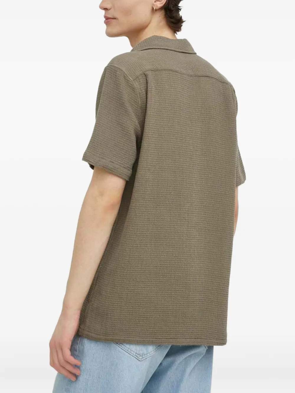 Samsoe & Samsoe Avan Pocket Textured Shirt In Green