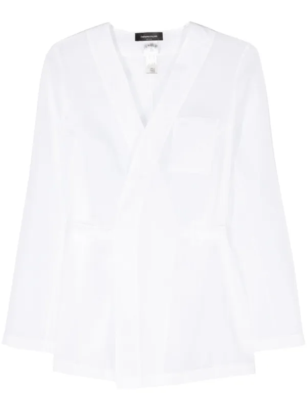 ジャケット FABIANA FILIPPI Woman Jacket White GCD265F220D510 0149 23488966_53708657_600.jpg