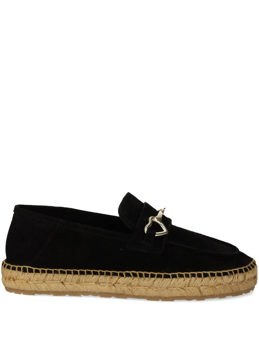 Love Moschino suede espadrilles Black