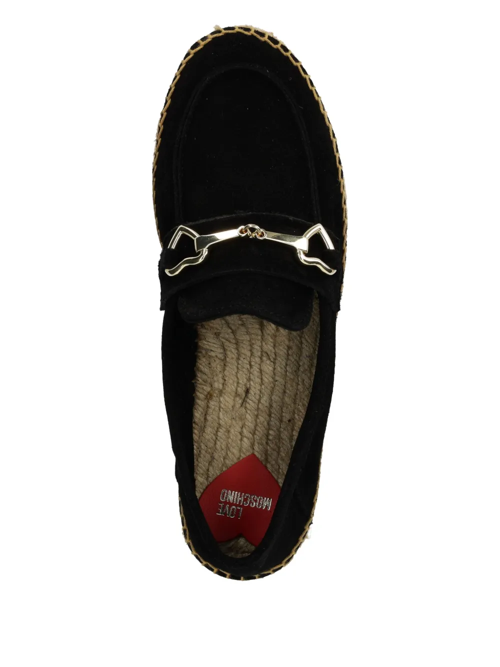 Love Moschino suede espadrilles Black