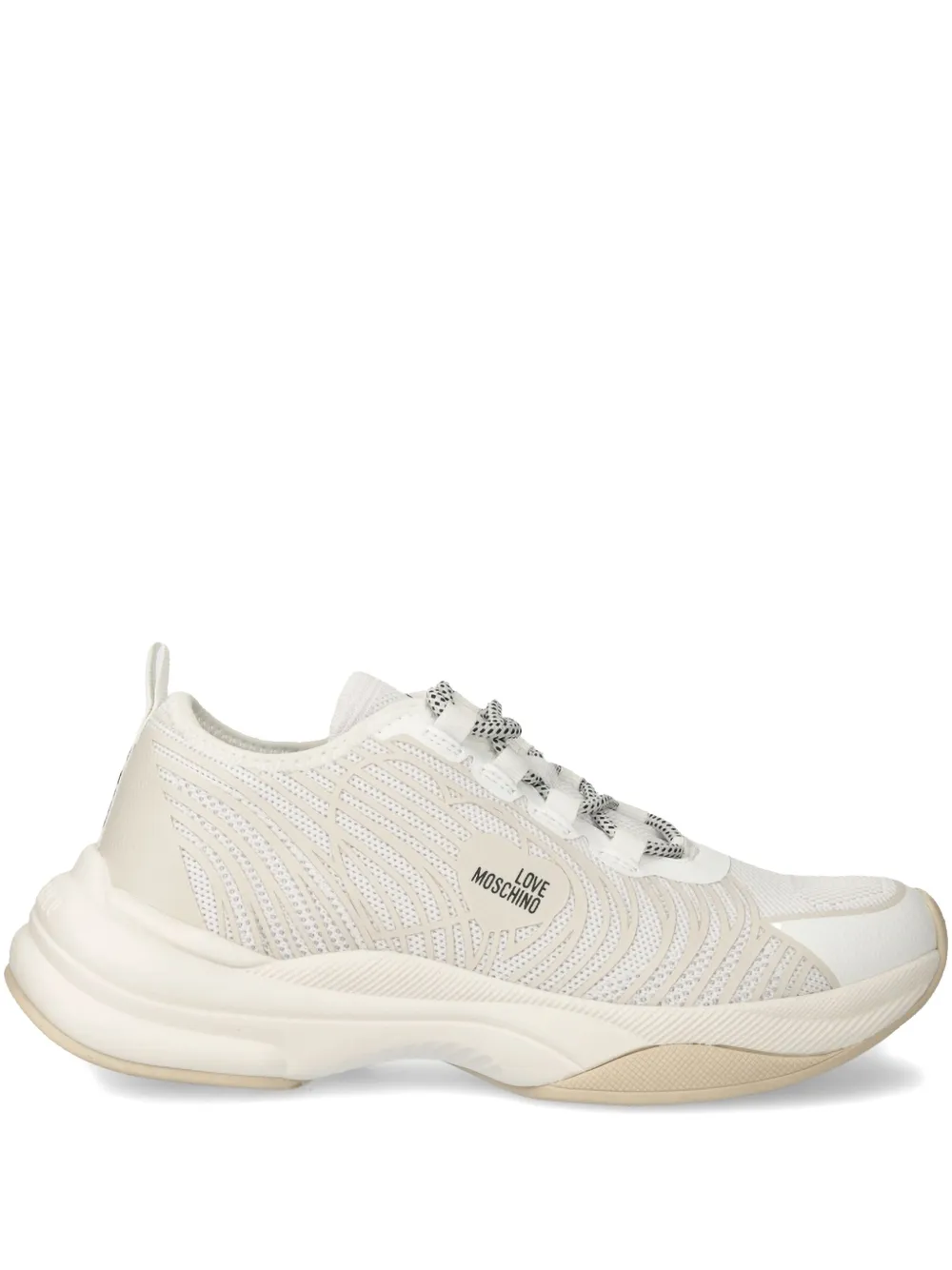 Love Moschino mesh-panelled sneakers White