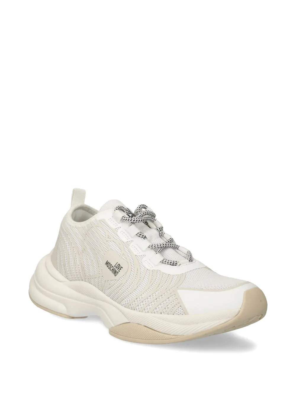 Love Moschino mesh-panelled sneakers White