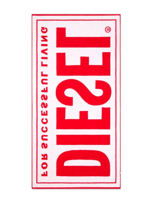 【特別感】Diesel BMT-Helleri ビーチタオル Diesel BMT-Helleri ビーチタオル | レッド | FARFETCH JP