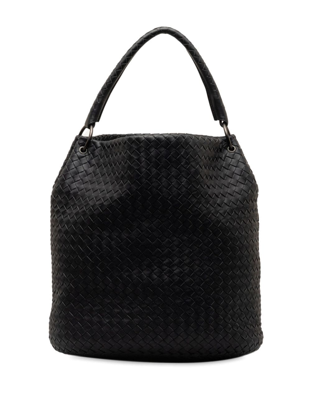 Pre-owned Bottega Veneta 2011 Intrecciato Tote Bag In Black