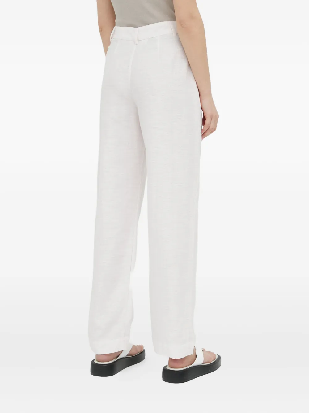 Samsoe & Samsoe Pleated Trousers In Neutral