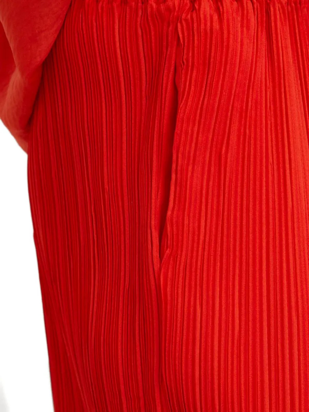 SAMSOE Plooibroek Rood