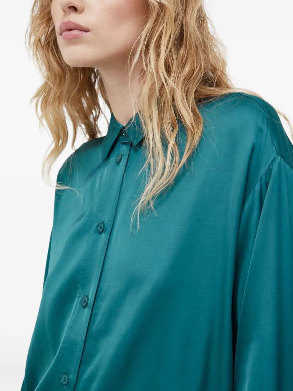 Samsoe & Samsoe Alfrida Buttoned Shirt In Blue