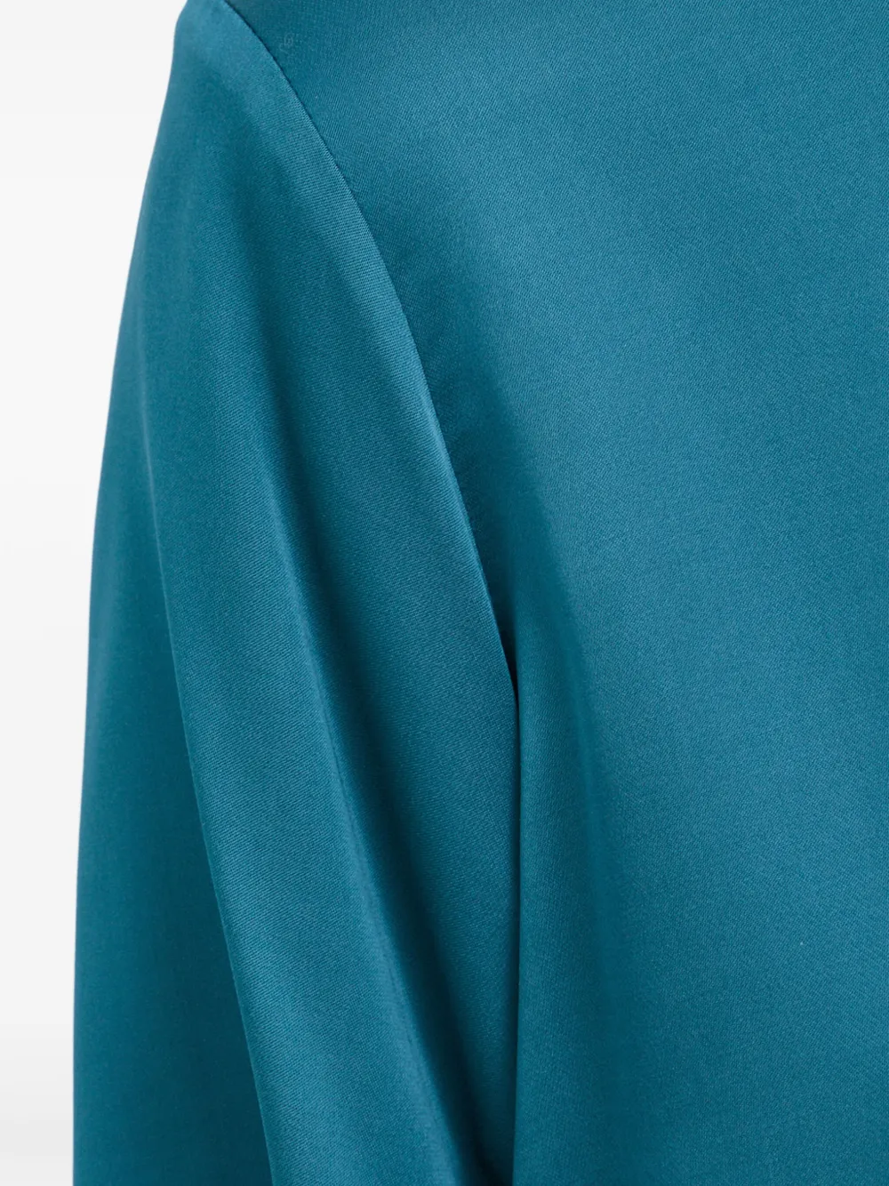 Samsoe & Samsoe Pleated Blouse In Blue