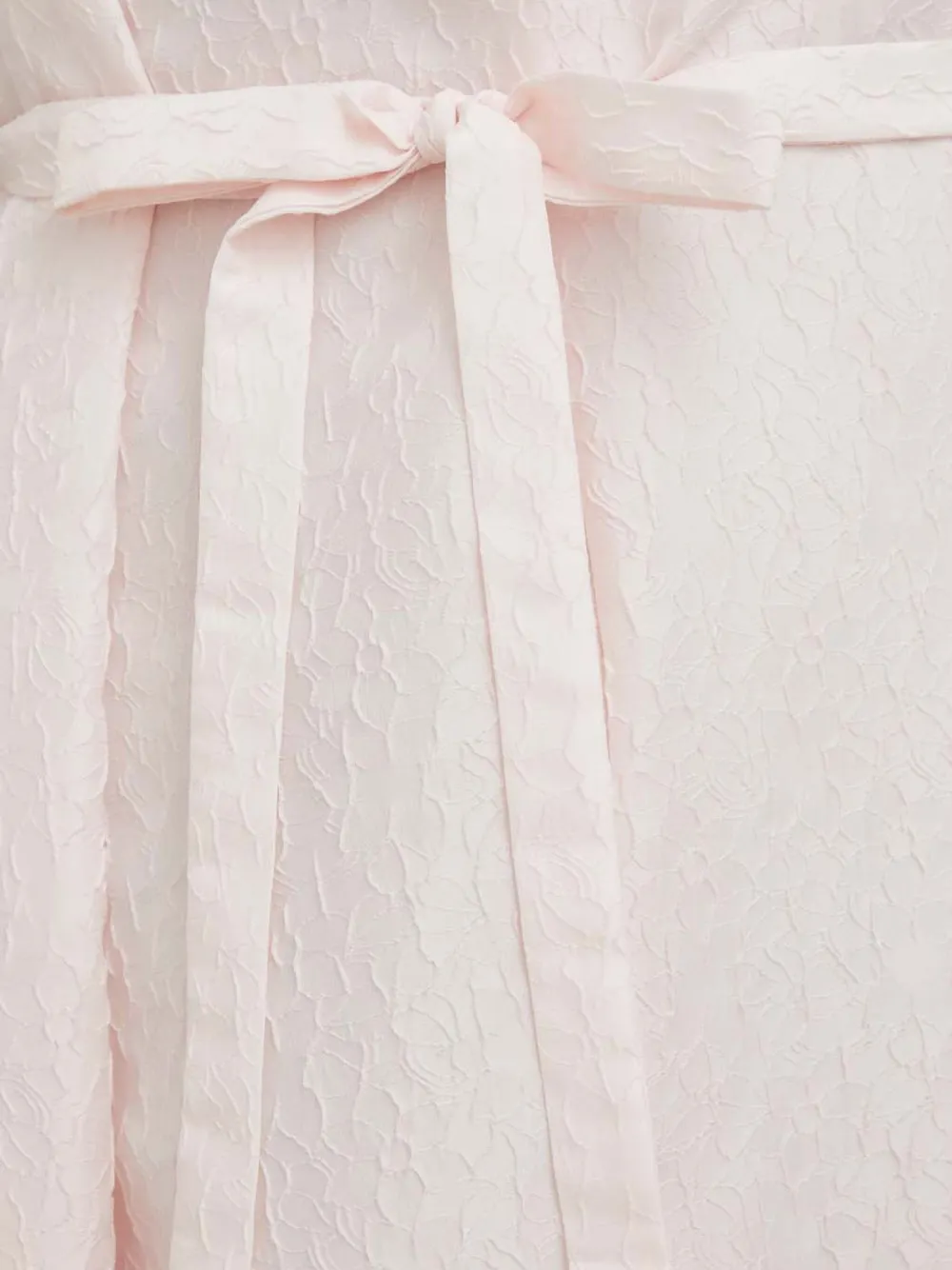 Samsoe & Samsoe Tie-neck Belted Midi Dress In Multi