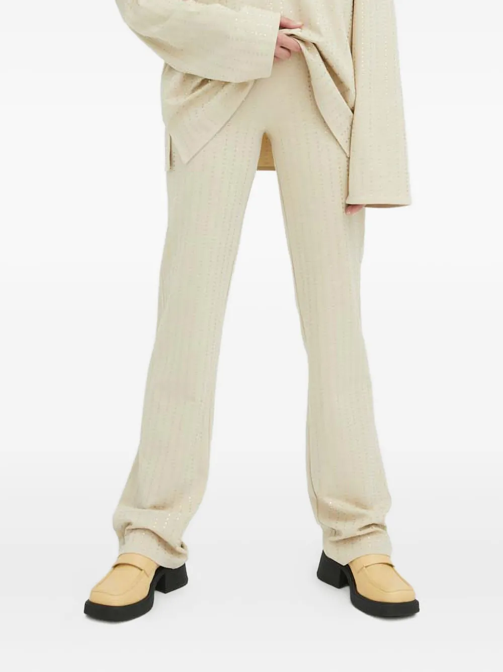 SAMSOE SAMSOE embellished trousers | Neutrals | Image 1