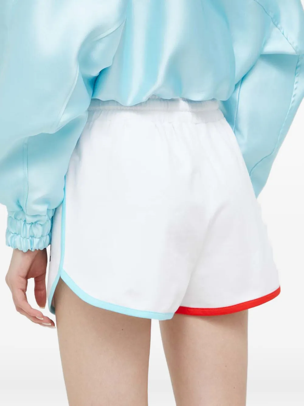 Love Moschino Drawstring Shorts In White