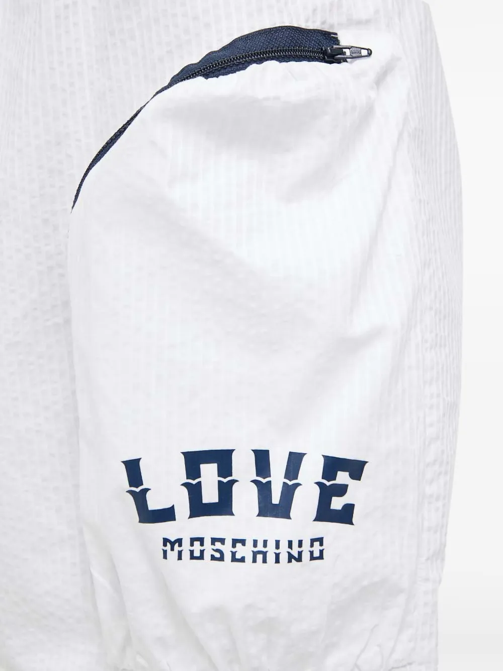  Love Moschino Drawstring-fastening Mini Skirt - White 