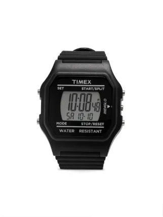 TIMEX Classic Digital 55mm Schwarz FARFETCH DE