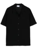 BLUE SKY INN waffle-knit cotton shirt - Black