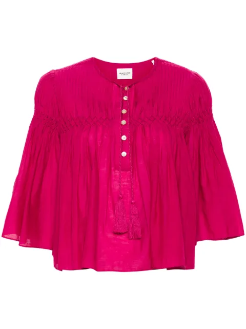 MARANT ÉTOILE Axeliana pleated blouse