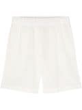 BLUE SKY INN waffle-pattern deck shorts - White