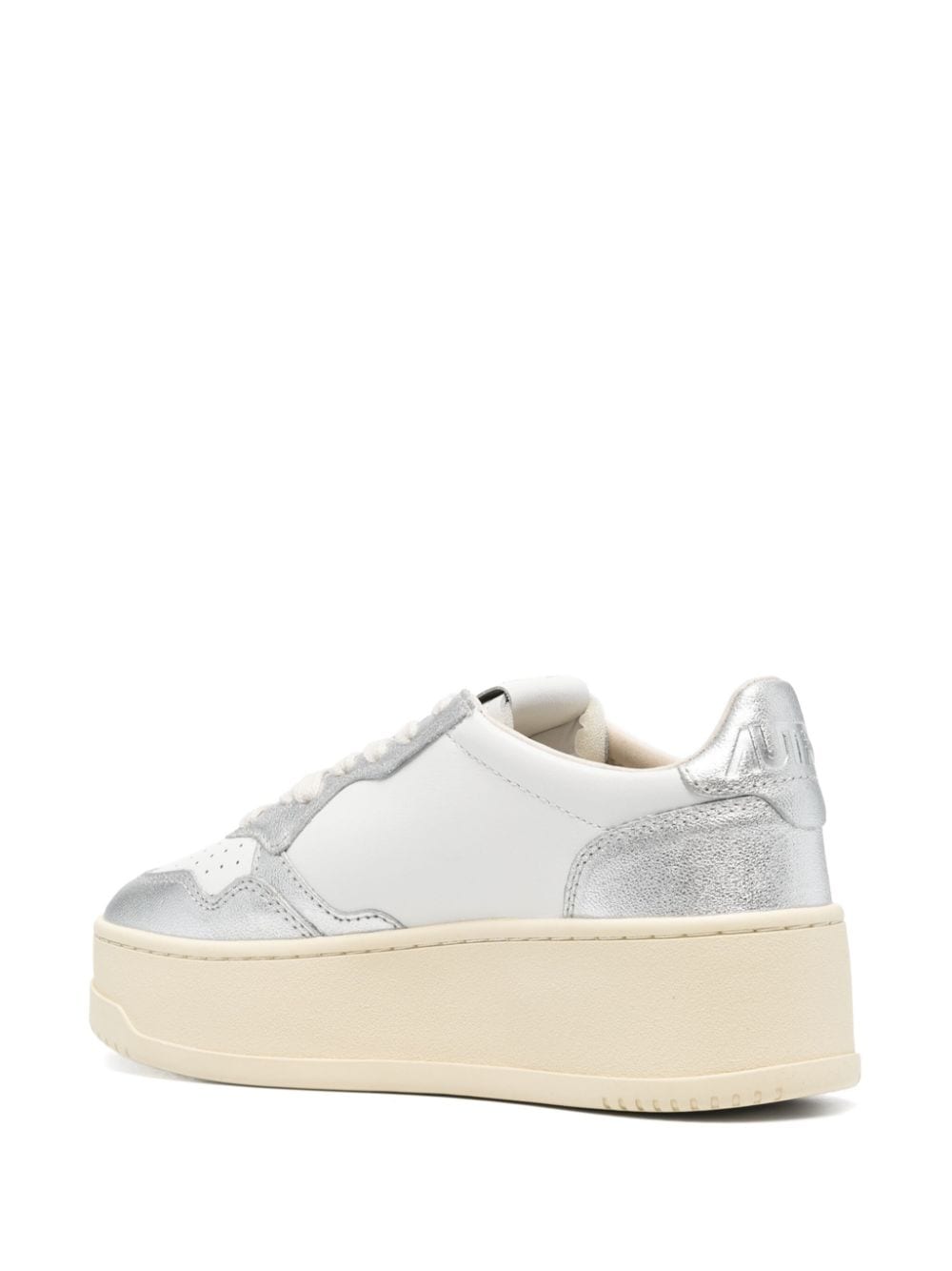 Shop Autry Medalist Platform Sneakers In White