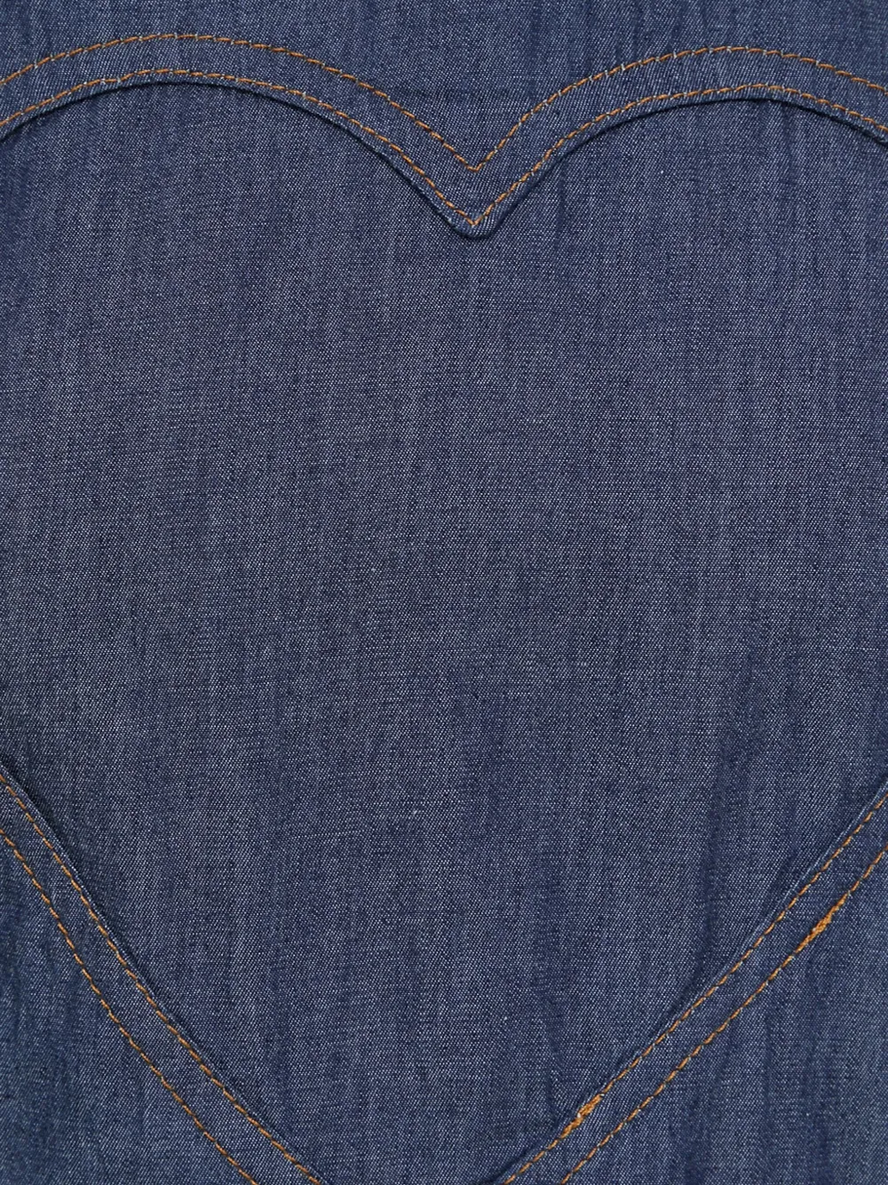 Love Moschino Top met hartpatroon Blauw