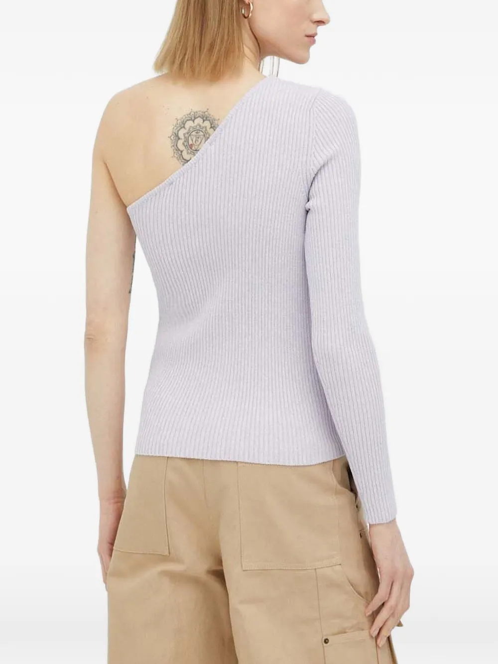  Remain One-shoulder Top - Purple 
