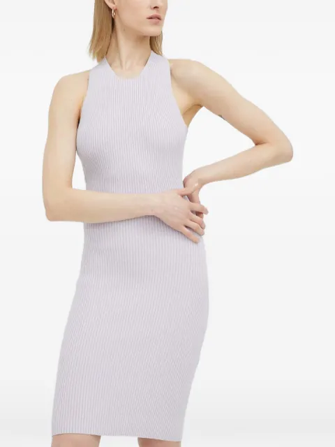 REMAIN criss-cross ribbed mini dress