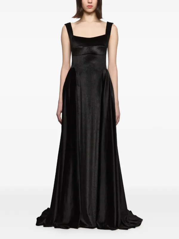 chinese dress ladies Body by Miraclesuit Women's Maxi Shaping Dress in Black, Size Medium main image 1