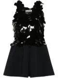 Jil Sander sequin-embellished knitted top - Black