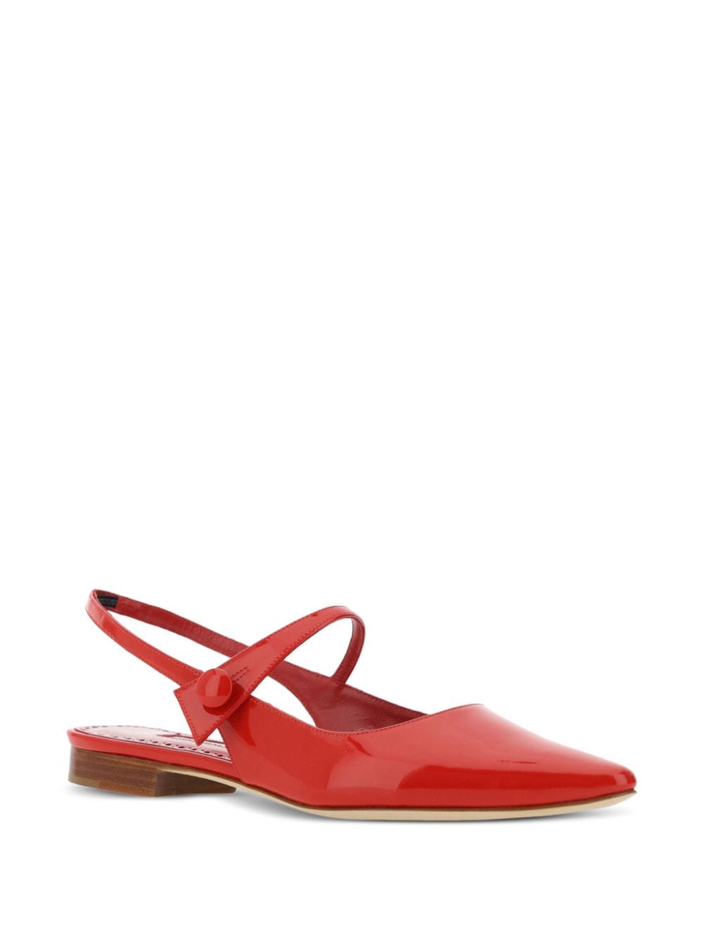 Manolo Blahnik Didion Fabio ballerina shoes - Rood