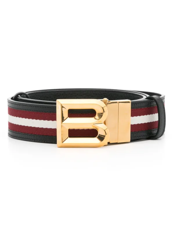 Bally logo buckle Belt Black FARFETCH