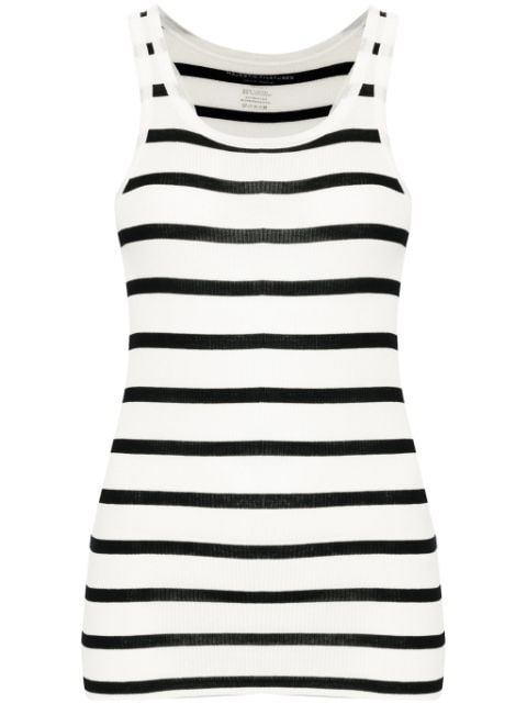 striped jersey tank top